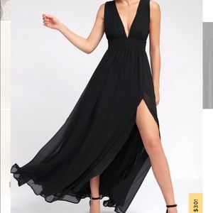 Black bridesmaid dress